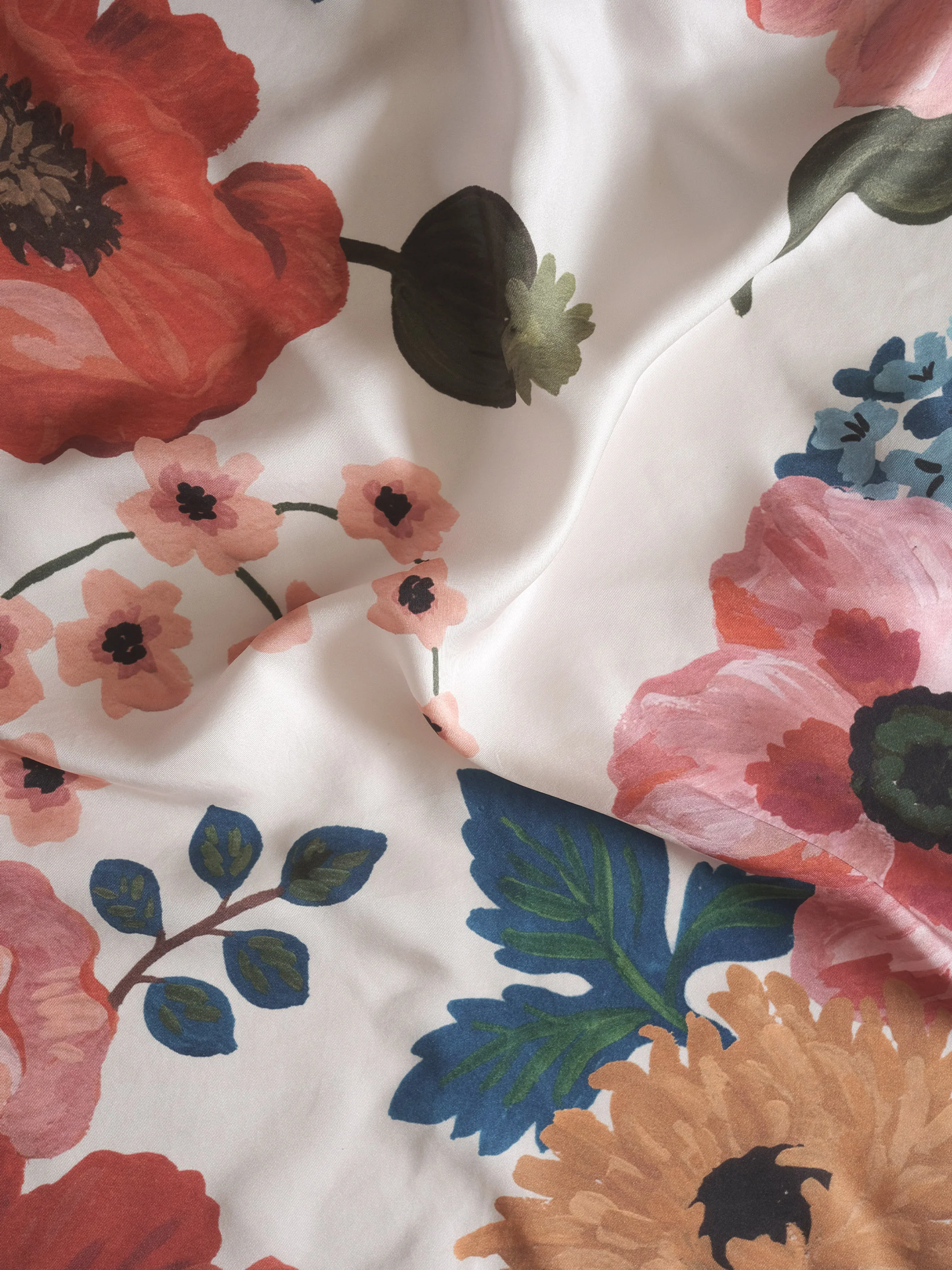 Silk scarf | Poppy fields - Image 3